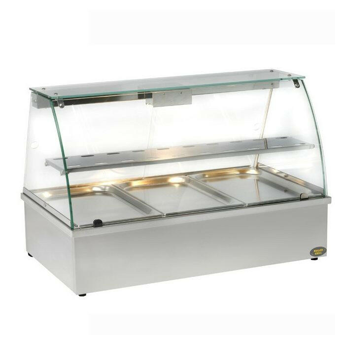 Roller Grill BMV 3 Bain Marie With Display Cabinet