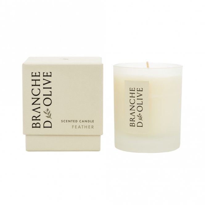 Feather Scented Boxed Soya Candle