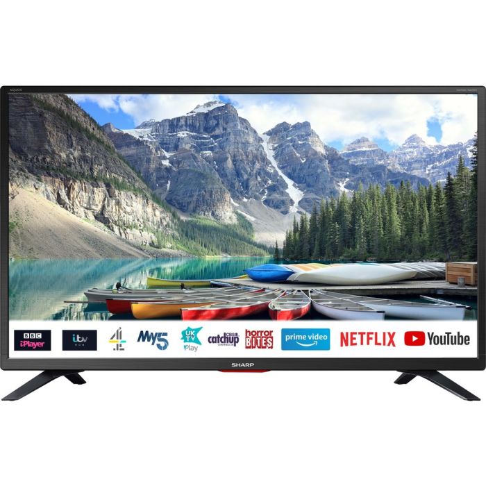 SHARP 1T-C32BC5KH2FB BRAND NEW 32" Smart HD Ready LED TV With Amazon Prime Video