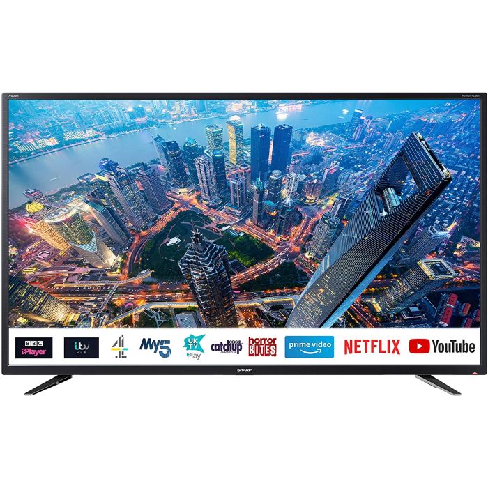 SHARP 4T-C40BJ2KE2FB BRAND NEW 40" Ultra HD 4K HDR Smart TV with Freeview Play