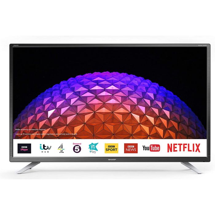 SHARP LC-32CHG6021KF BRAND NEW 32" HD Ready Smart LED TV With Freeview Play