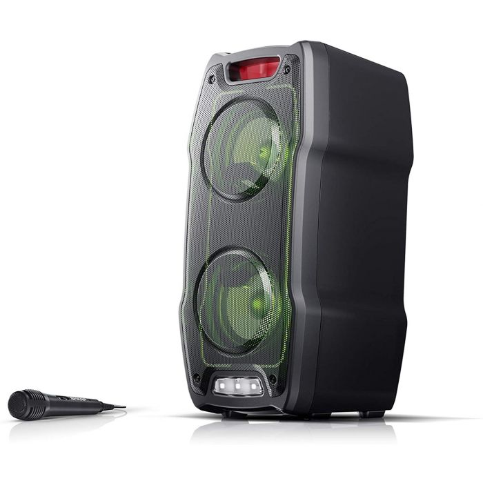 SHARP PS-929 Portable Party Speaker 180w High Power Hi-Fi System & Microphone