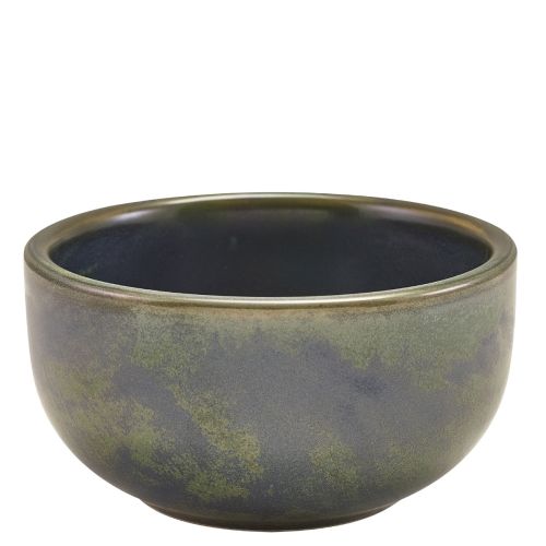 GenWare Terra Porcelain Aqua Green Round Bowl 12.5cm Case Size 6