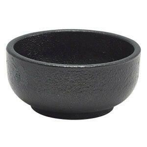 Genware Cast Iron Dip Pot 8cl/2.75oz Case Size 12