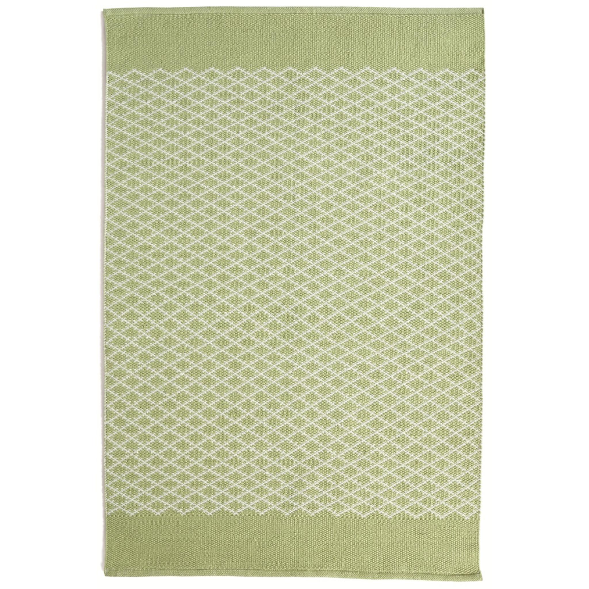 Hug Rug Woven Trellis Indoor Outdoor Rug Green in Large 160X230 cm