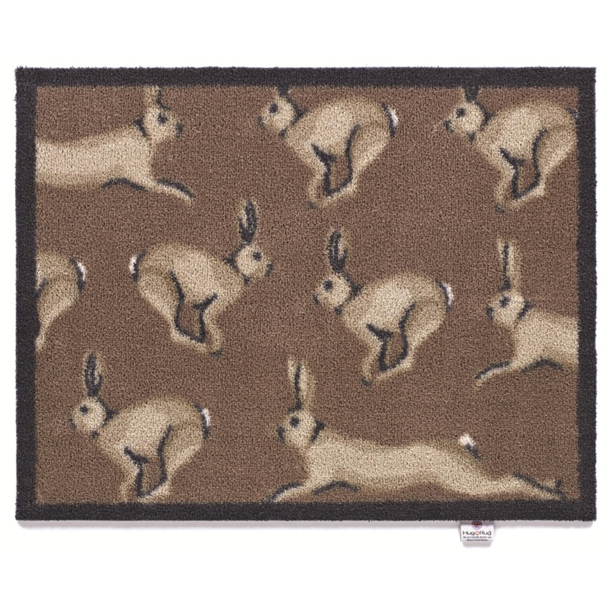 Hug Rug Hare 1 Home Entryway Doormat Runner Washable Non Slip Rug 65x85 cm (2'1''x2'9'')