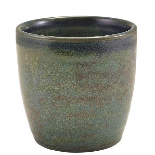 GenWare Terra Porcelain Aqua Green Chip Cup 30cl Case Size 6