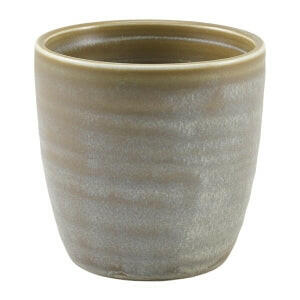 Genware Terra Porcelain Matt Grey Chip Cup 30cl Case Size 6