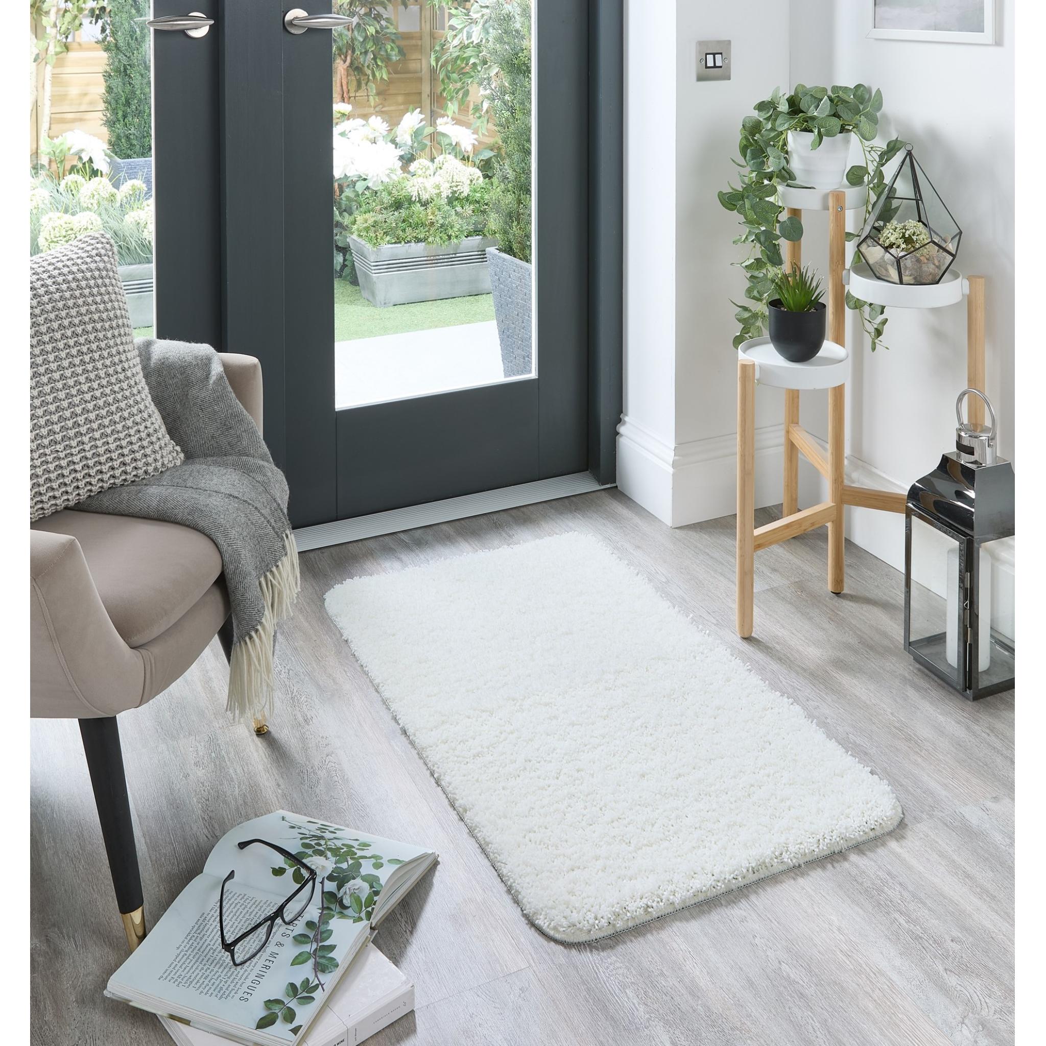 My Washable Shaggy Non-Slip Rug in Ivory X-Small 60x100 cm (2'x4')