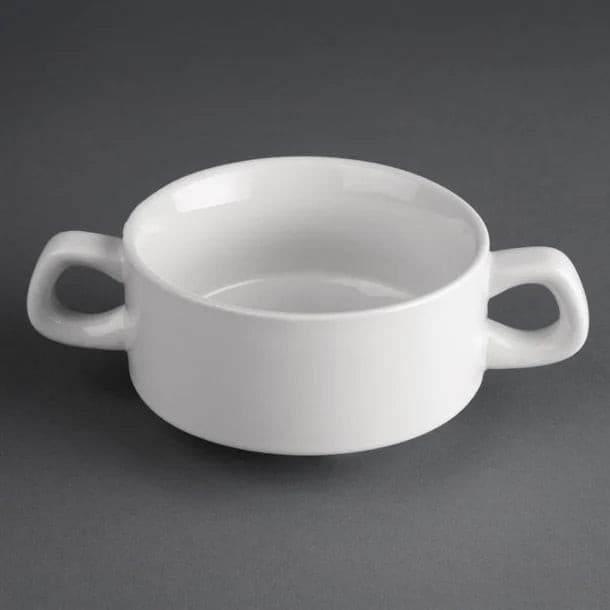 Olympia CF369 Athena Stacking Soup Bowls 160mm 290ml Case Size 12
