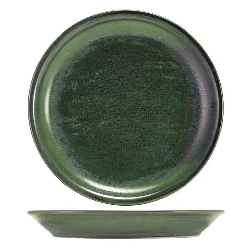 GenWare Terra Porcelain Aqua Green Coupe Plate 19cm Case Size 6