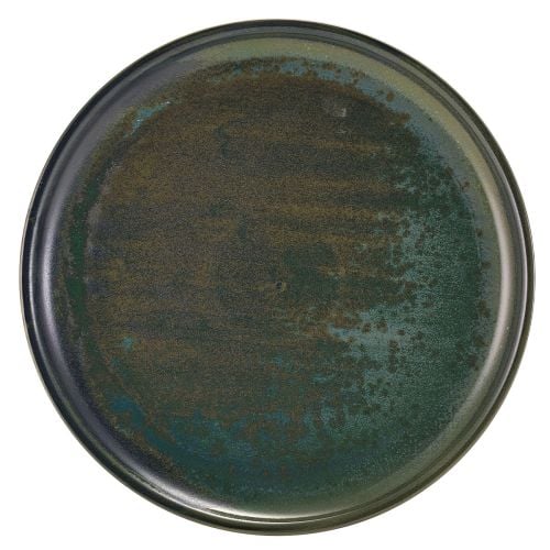 GenWare Terra Porcelain Aqua Green Coupe Plate 27.5cm Case Size 6