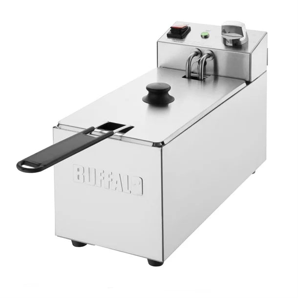 Buffalo CU614 Single Tank Single Basket 3Ltr Countertop Fryer 2kw