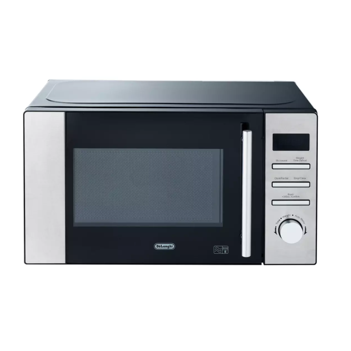 De'Longhi AM820CXC AM82 Standard Solo Microwave Oven 20L 800W Stainless Steel