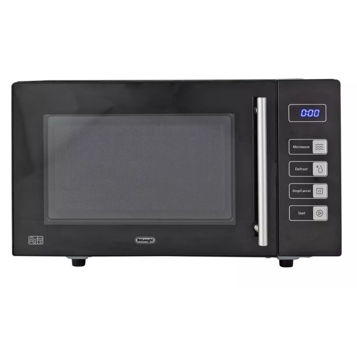 De'Longhi AM823MI6-P00F AM823 Flatbed Standard Microwave Oven 23L 800W Black
