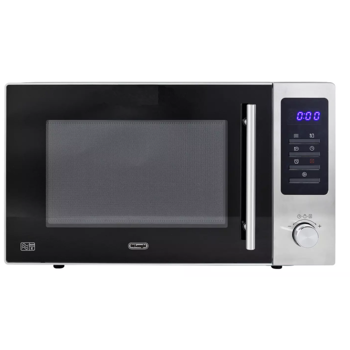 De'Longhi AM925EY7 AM925 Standard Microwave Oven with 8 Programmes 25L 900W Grey