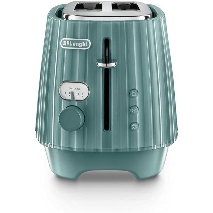 De'Longhi CTD2003.GR Ballerina 2 Slice Toaster Defrost Function 900w Green