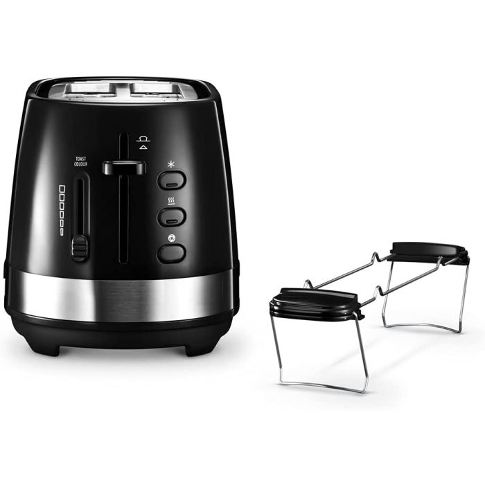 De'Longhi CTLA2103.BK 2 Slice Toaster High-lift Function Active Line 900w Black