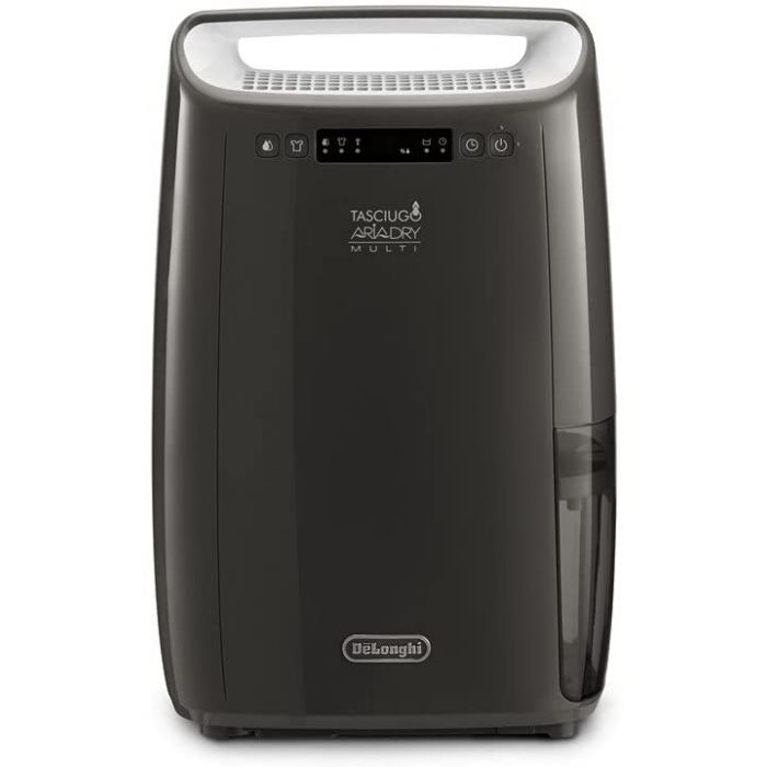 De Longhi DEXD216F Dehumidifier with Laundry Dry Function 16L/24Hrs 300w Grey