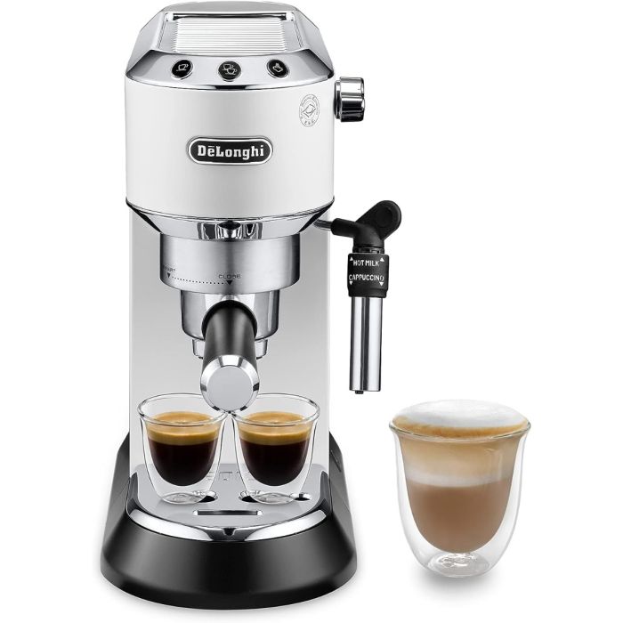 De'Longhi EC685.W Pump Coffee Machine Espresso Maker Dedica Style 1L 1350w White