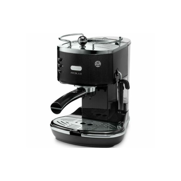 De'Longhi ECOM310.BK Icona Micalite Ground & Pod Coffee Machine 1100W Black