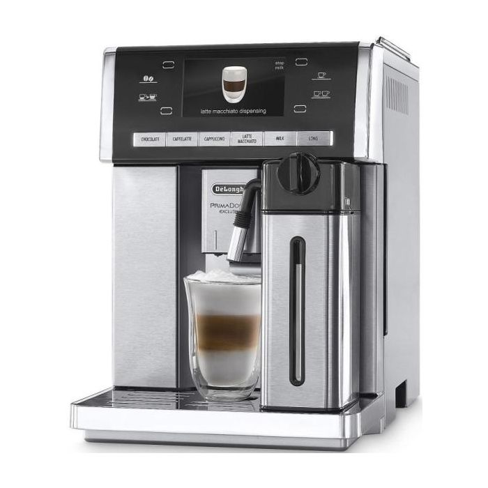 De’Longhi ESAM 6900.M Bean-to-cup Coffee Machine PrimaDonna Exclusive Silver
