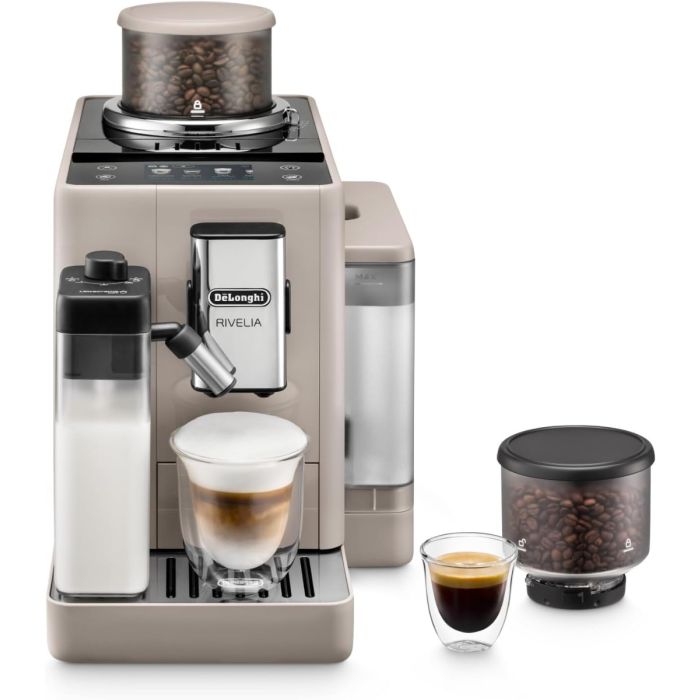 De'Longhi EXAM440.55.BG Rivelia Bean to Cup Coffee Machine Maker 1.4L Beige