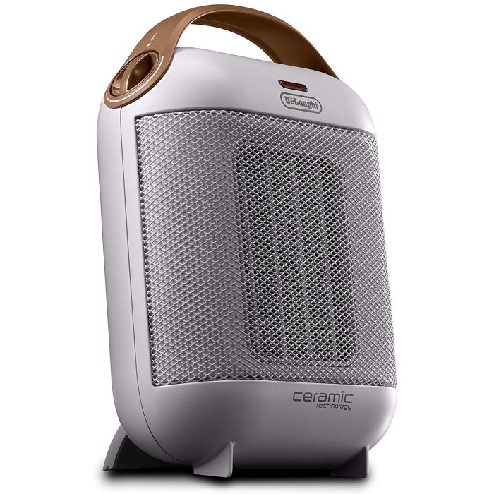 De'Longhi HFX30C18.IW Capsule 1800W 2 Heat Settings Ceramic Portable Fan Heater