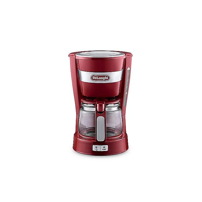 De'Longhi ICM14011.R 600W 0.65L Automatic Switch Off Filter Coffee Machine