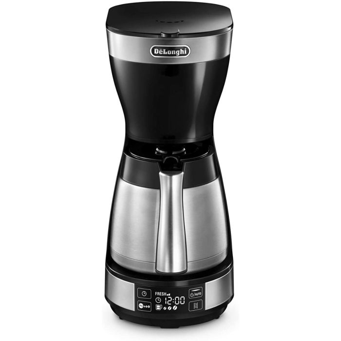 De'Longhi ICM16731 Filter Coffee Machine Maker 1200W Black & Stainless Steel