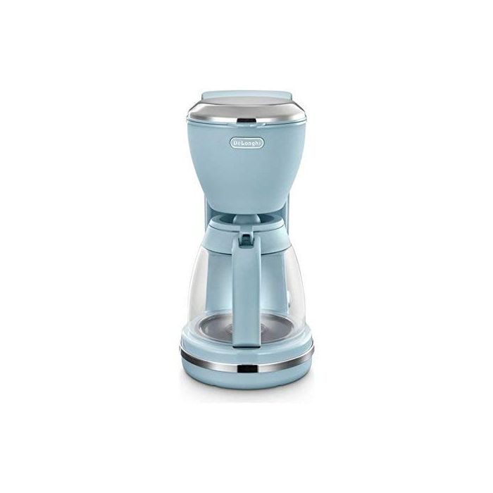 De'Longhi ICMX210.AZ Argento Flora Drip Filter Coffee Maker 1000W 1.25L - Blue