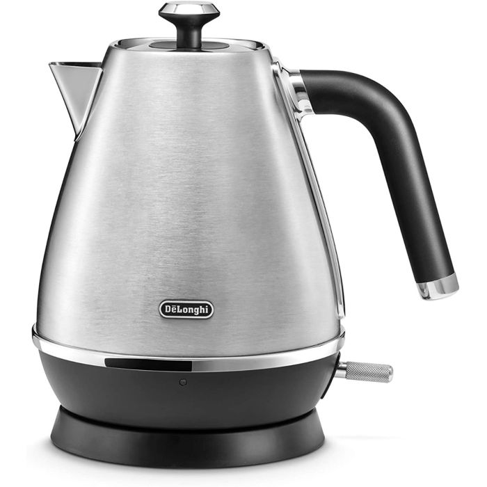 De'Longhi KBI3001.M Jug Kettle Distinta X Design 3000w 1.7L Brushed Steel