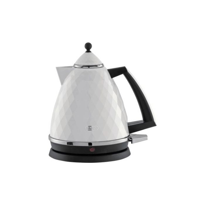 De'Longhi KBJ3001.W Jug Kettle Brillante 3000W 1.7L Washable Scale Filter