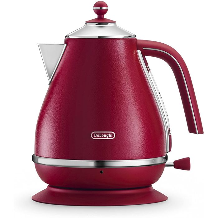 De'Longhi KBOE3001.R Jug Kettle with Anti-limescale Filter 1.7L 3000W Red
