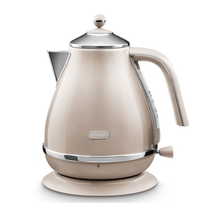 De’Longhi KBOT3001.BG Jug Kettle Icona Metallics Anti-limescale Filter 1.7L Gold