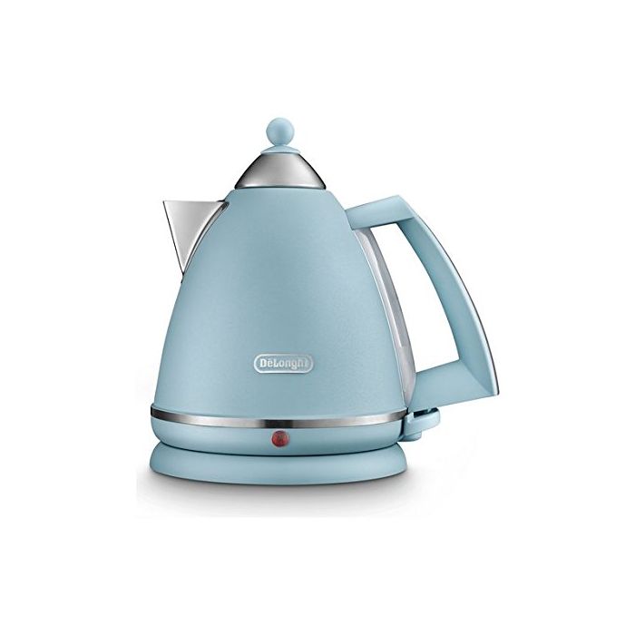 De'Longhi KBX3016.AZ Argento Flora 3000W 1.7L Anti-limescale Filter Jug Kettle