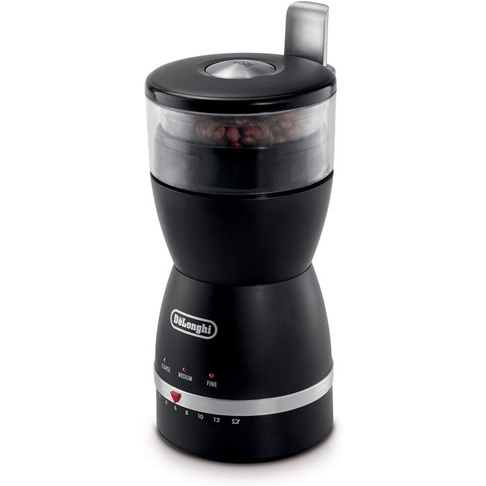 De'Longhi KG49 Coffee Bean Grinder 170W 0.9G Electronic 3 Grind Settings - Black