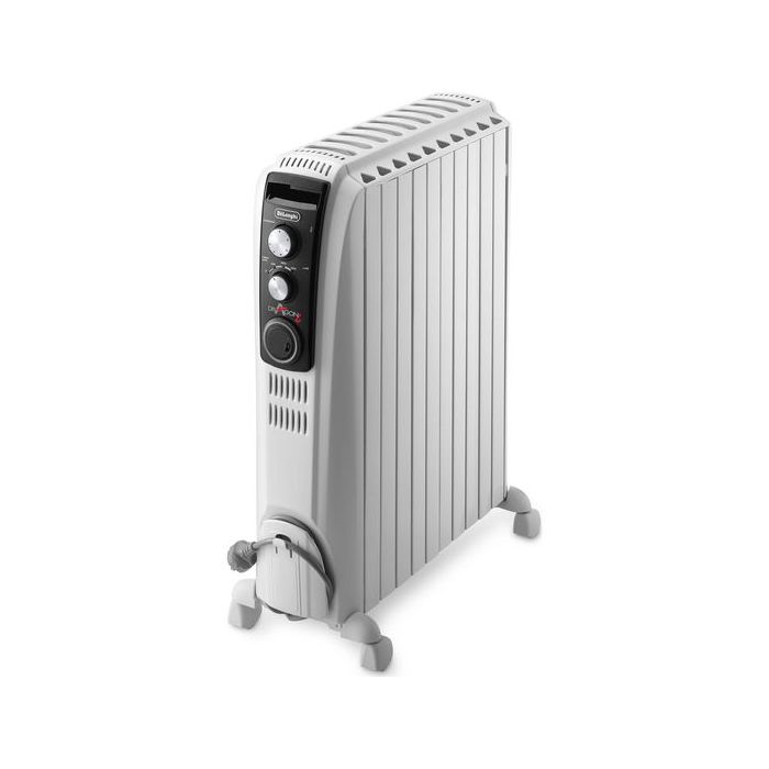 De'Longhi TRD41025T Portable Oil Filled Radiator Dragon4 2500W Thermostatic
