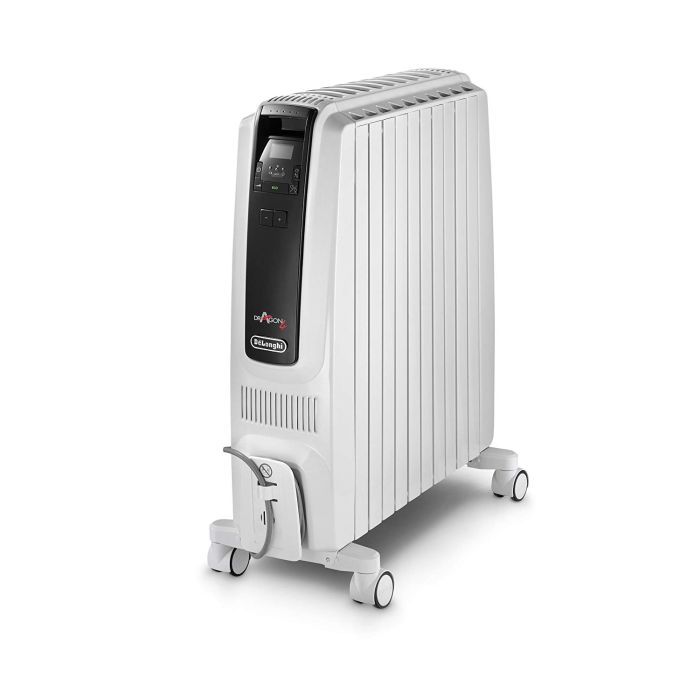 De'Longhi TRDS40820E Dragon 4s Oil Filled Radiator 2000W - White & Black