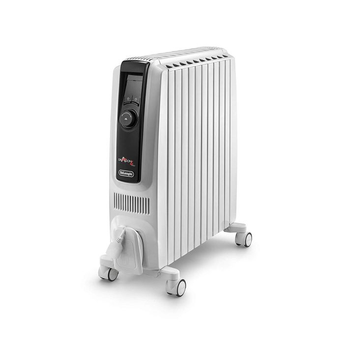 De'Longhi TRDX41025E Dragon4 Oil-Filled Radiator Portable Thermostatic White