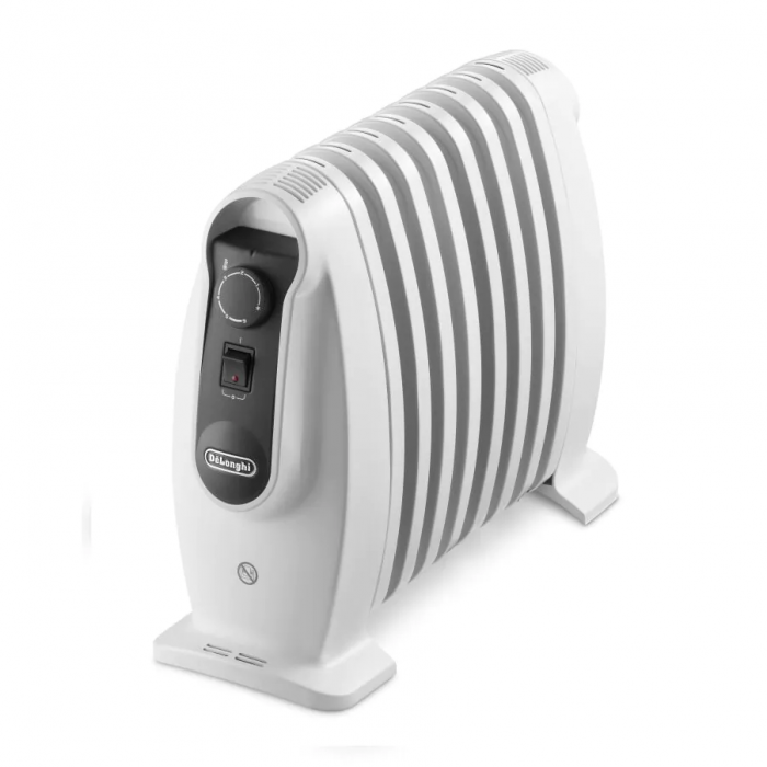 De'Longhi TRNS0808.M Oil Radiator Nano Compact Thermostatic Radiator 800w White