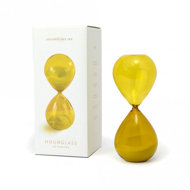 Hourglass Chartreuse Ombre 30 Minute Sand Timer