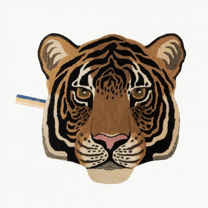 Rajah Tiger Head Large Rug