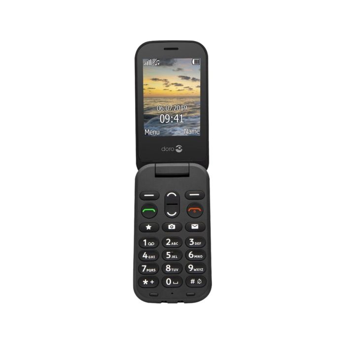 Doro 6040 7825 16GB Unlocked Dual SIM Mobile Phone with 2.8" Screen Black
