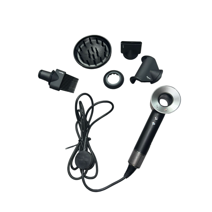 Dyson HD07 Supersonic Hair Dryer with Intelligent Heat Control Black & Nickel