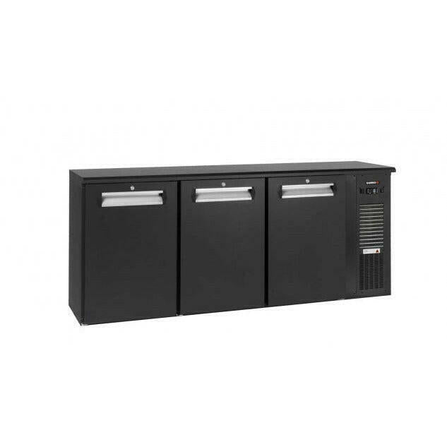 Gamko E3/222MU84 Black 3 Door Bottle Cooler 531 Litres