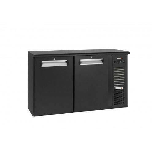 Gamko E3/22MU84 Black 2 Door Bottle Cooler 344 Litres