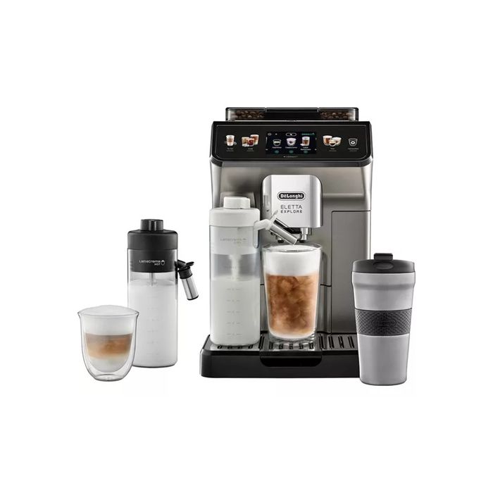 Delonghi ECAM450.86.T Eletta Explore Smart Bean to Cup Coffee Machine Silver