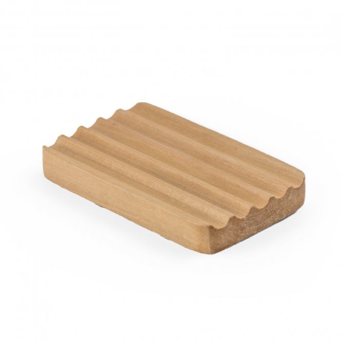 Beechwood Ridged Soap Dish