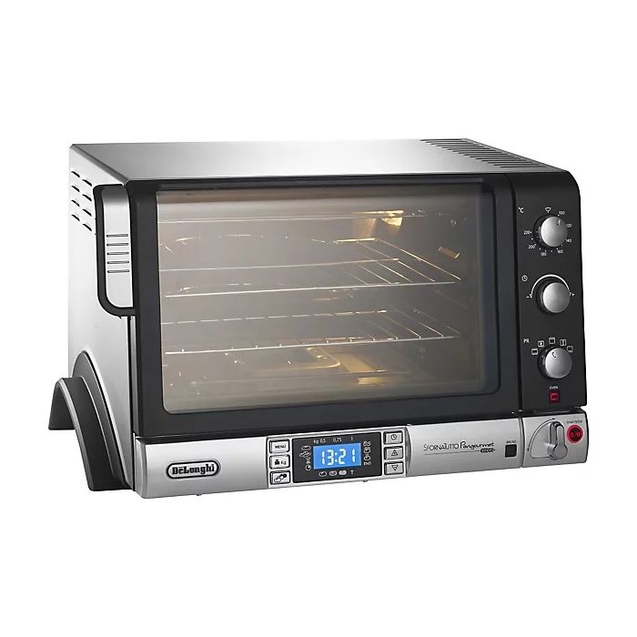 Delonghi EOB2071 20L Pangourmet Electric Fan Oven & Bread Maker 1400W Silver